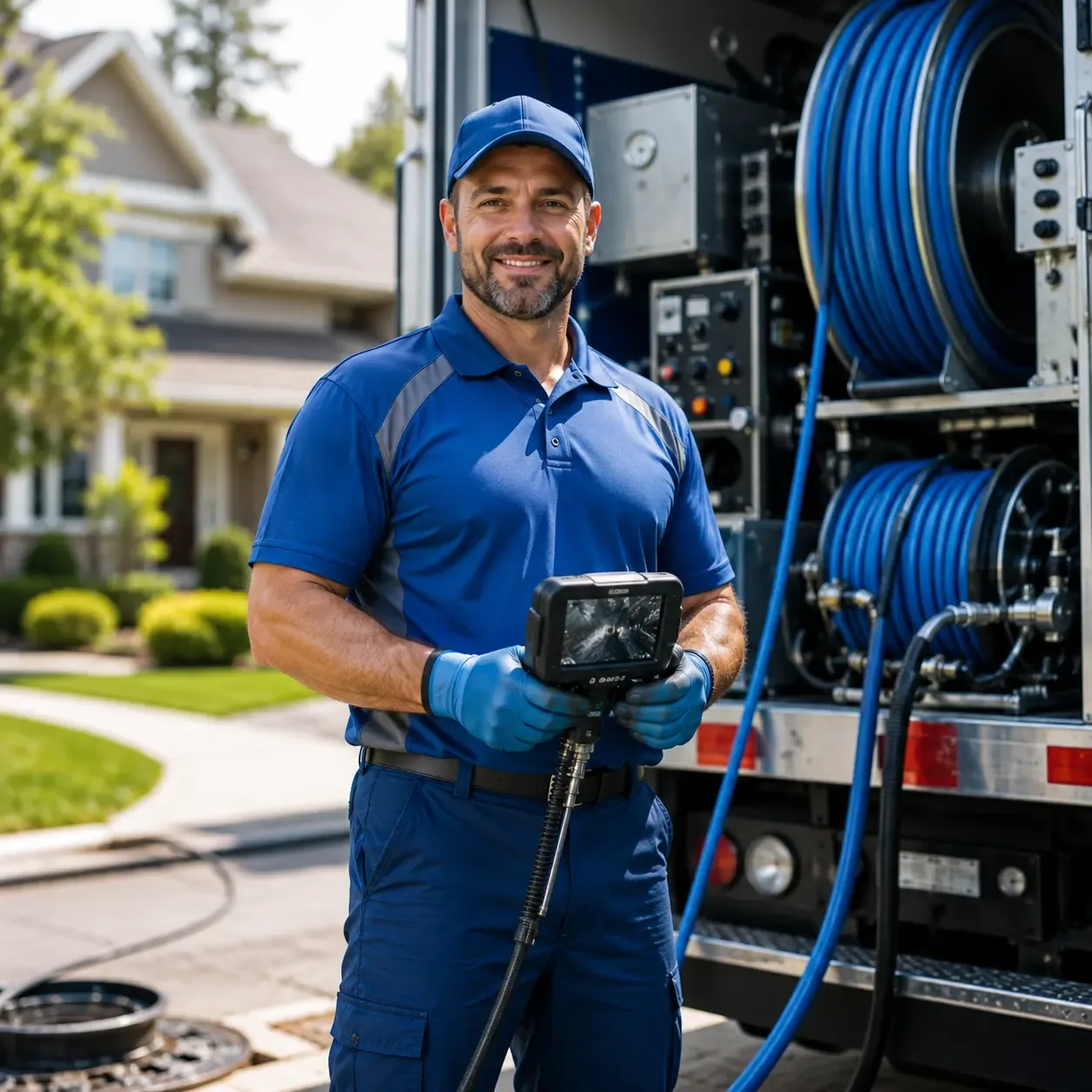 Local outdoor drain cleaning specialists in Boon, MI